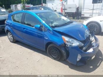  Salvage Toyota Prius c