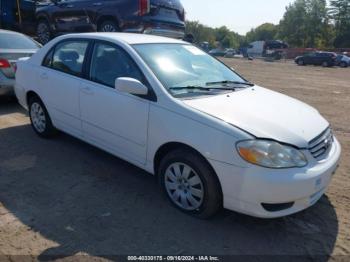  Salvage Toyota Corolla