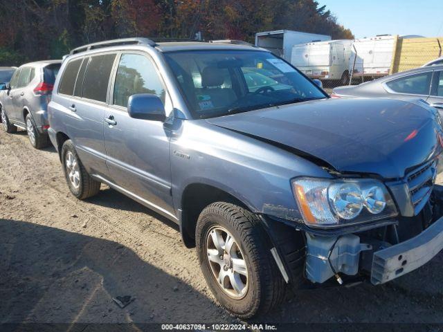  Salvage Toyota Highlander