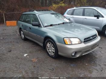  Salvage Subaru Outback