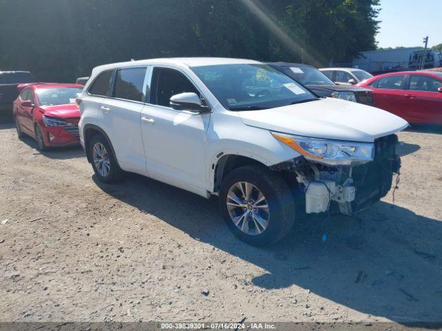  Salvage Toyota Highlander