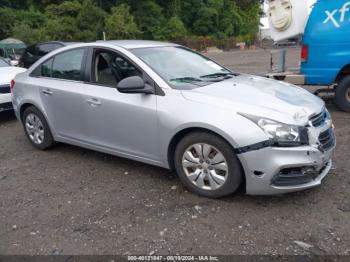  Salvage Chevrolet Cruze