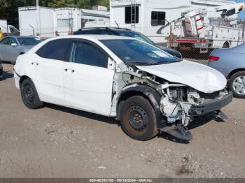  Salvage Toyota Corolla