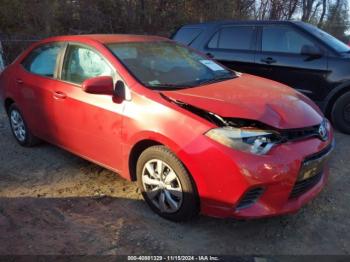  Salvage Toyota Corolla