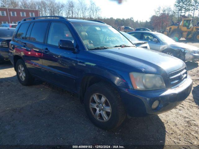  Salvage Toyota Highlander