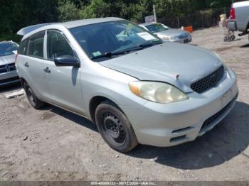  Salvage Toyota Matrix