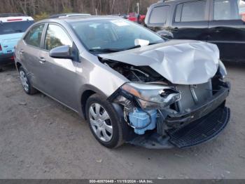  Salvage Toyota Corolla