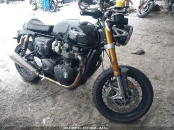  Salvage Triumph Motorcycle Thruxton