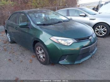  Salvage Toyota Corolla