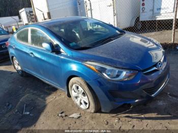  Salvage Hyundai ELANTRA