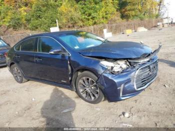  Salvage Toyota Avalon Hybrid