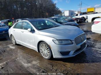  Salvage Lincoln MKZ Hybrid