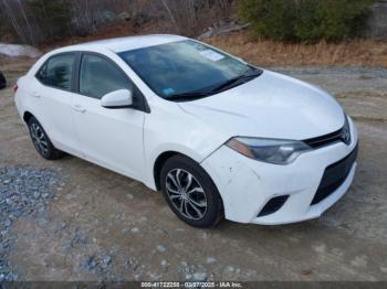  Salvage Toyota Corolla