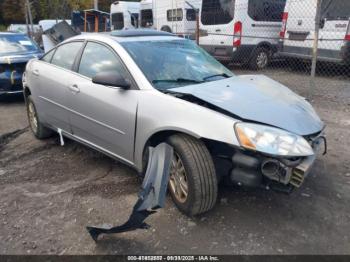  Salvage Pontiac G6