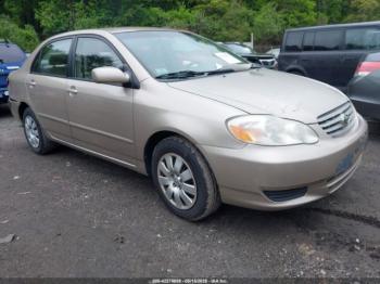  Salvage Toyota Corolla