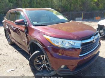 Salvage Toyota Highlander