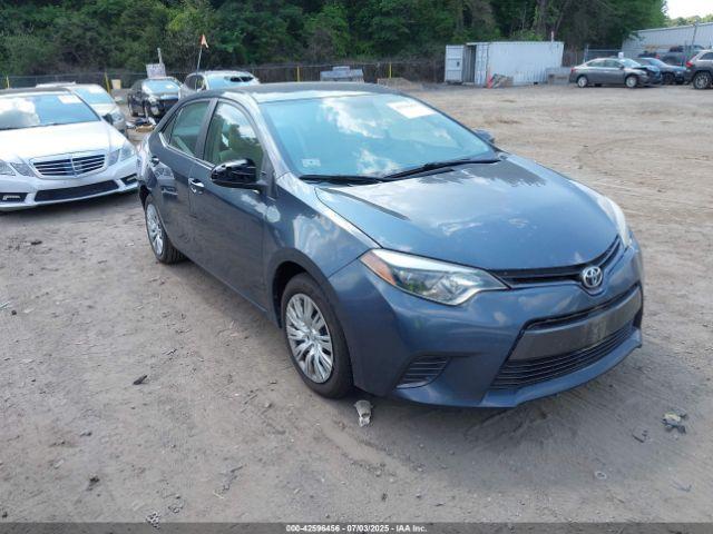  Salvage Toyota Corolla