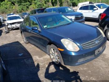  Salvage INFINITI G35x