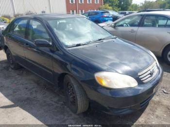  Salvage Toyota Corolla