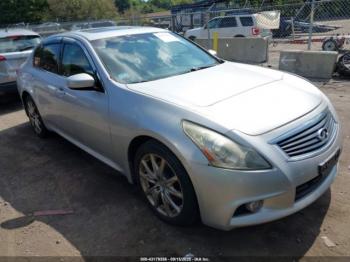  Salvage INFINITI G37x