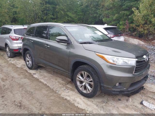  Salvage Toyota Highlander