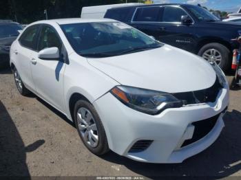  Salvage Toyota Corolla