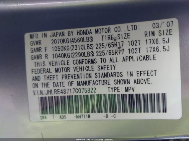 Honda CR-V Ex-l Image 10