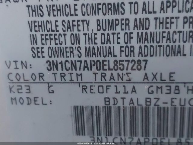 Nissan Versa 1.6 Sv Image 7