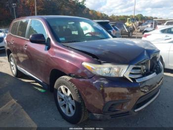  Salvage Toyota Highlander