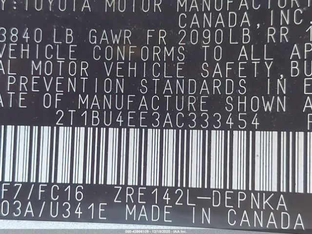 Toyota Corolla Xle Image 8