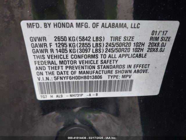 Honda Pilot Elite Image 4