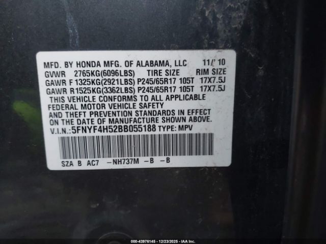 Honda Pilot Ex-l Image 7