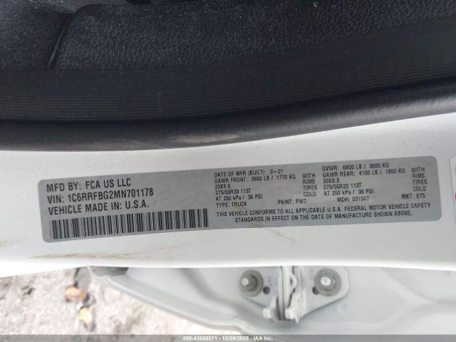 Ram 1500 Big Horn  4x4 6'4 Box Image 6