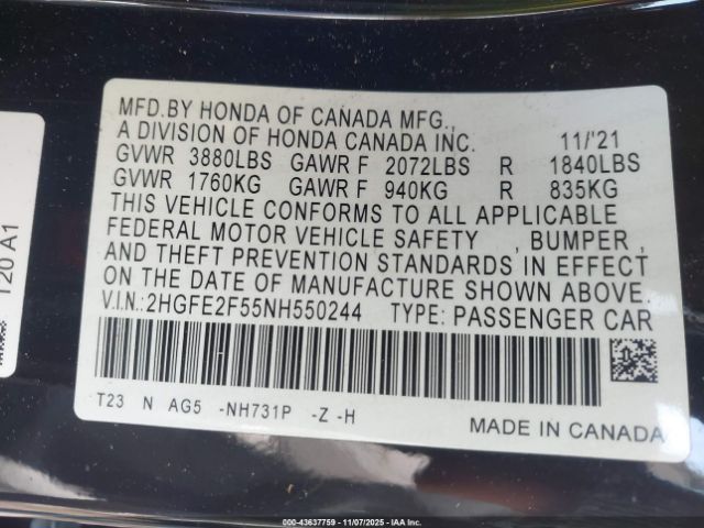 Honda Civic Sport Image 10