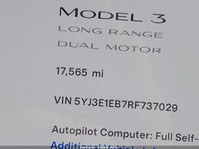 Tesla Model 3 Long Range Dual Motor All-wheel Drive Image 3