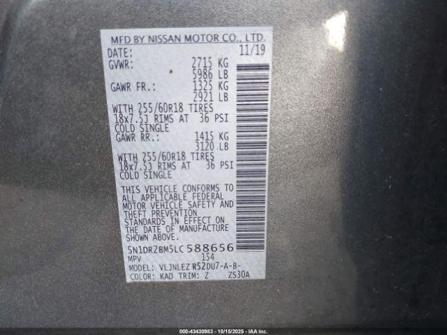 Nissan Pathfinder Sv 4wd Image 4