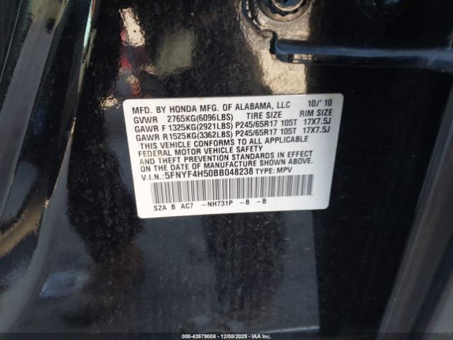 Honda Pilot Ex-l Image 8