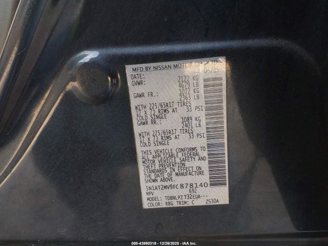 Nissan Rogue S Image 9