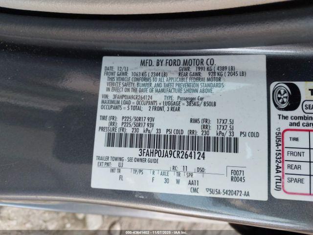 Ford Fusion Sel Image 3