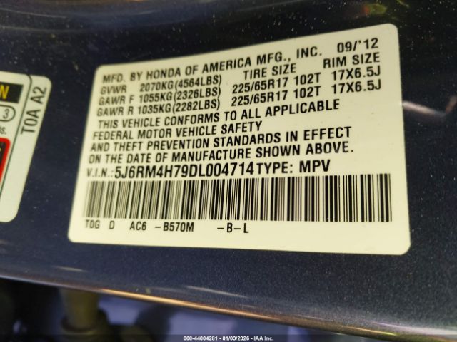 Honda CR-V Ex-l Image 11