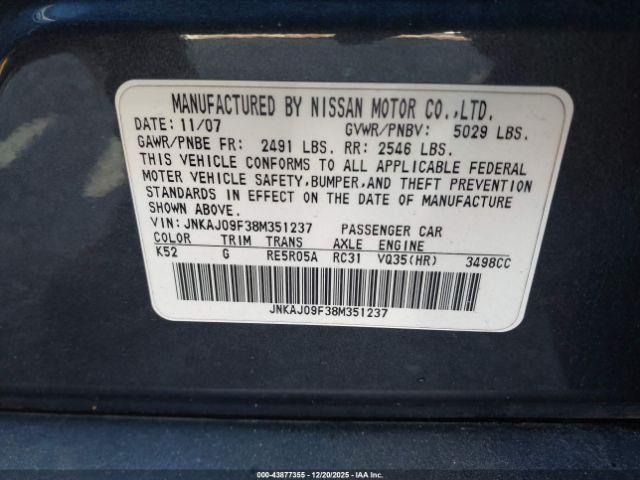 INFINITI Ex Journey Image 10