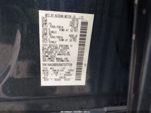 Nissan Armada Le Image 10