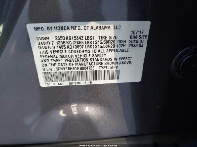 Honda Pilot Touring Image 16