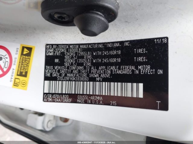 Toyota Highlander Xle Image 13