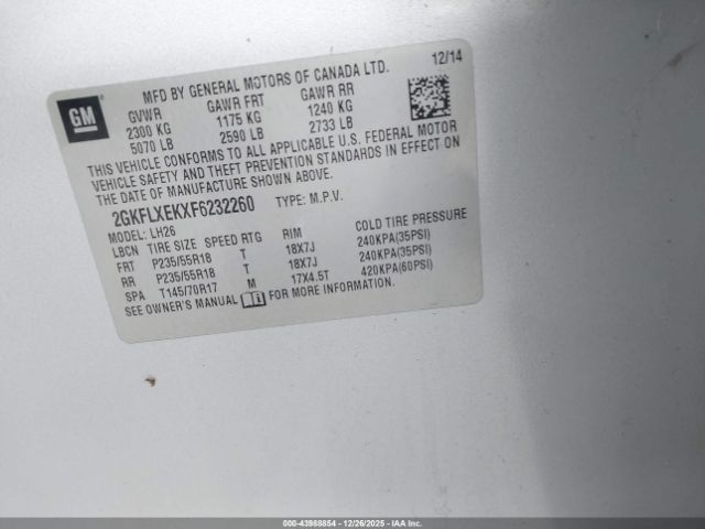 GMC Terrain Slt-1 Image 3